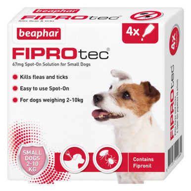 Fiprotec Spot On Small Dog Pipettes