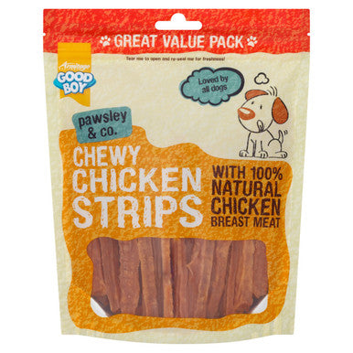 Good Boy Chewy Chicken Strips Dog Treat