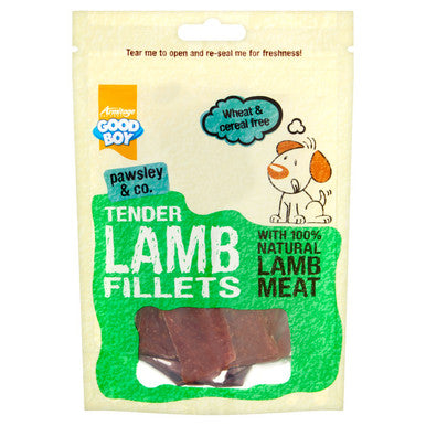 Good Boy Pawsley Co Tender Lamb Fillets Dog Treat