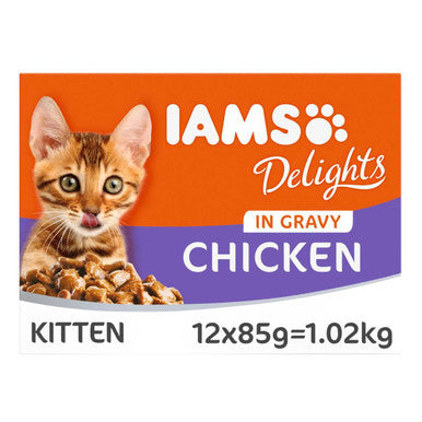 Iams Delights Kitten Chicken in Gravy Multipack