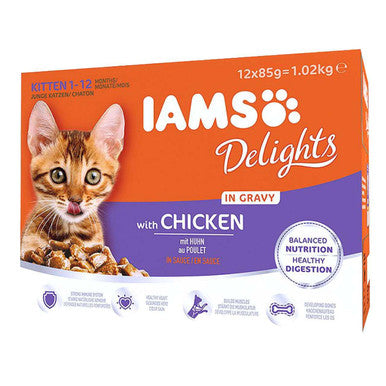 Iams Delights Kitten Chicken in Gravy Multipack Medic Animal