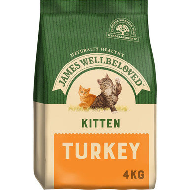 James Wellbeloved Complete Kitten Turkey Dry Cat Food