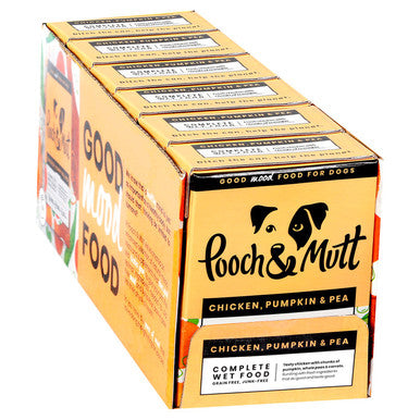 Pooch Mutt Chicken Pumpkin and Pea Wet Food Multipack