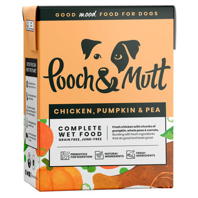 Pooch Mutt Chicken with Pumpkin Pea Wet Dog Food