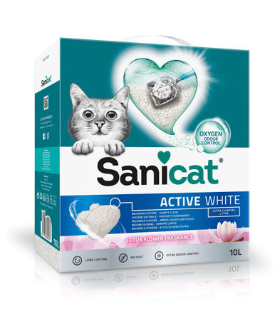 Sanicat Active White Lotus Flower Cat Litter