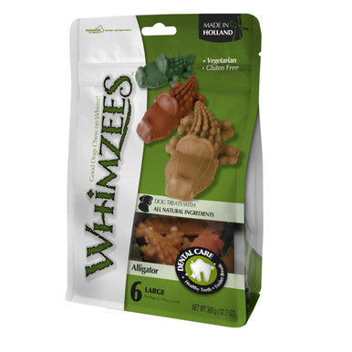 Whimzees Alligator Large Dental Dog Treat