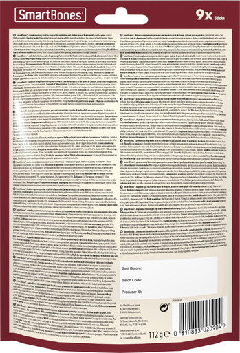 SmartBones Wrapped Mini Sticks Adult Dog Treats Chicken