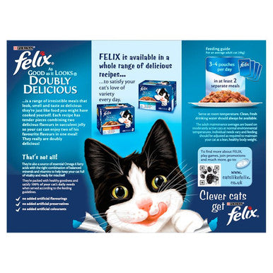 Felix As Good As It Looks Doubly Delicious Wet Cat Food Ocean Recipes