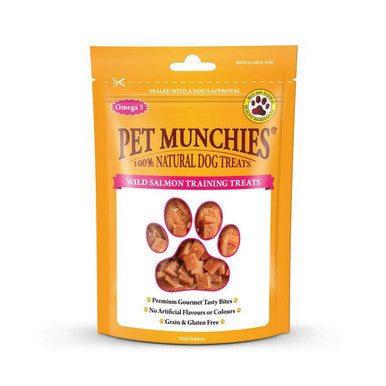 Pet Munchies Grain free Training Dog Treats Wild Salmon