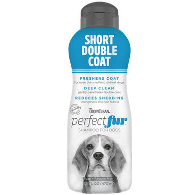Tropiclean PerfectFur Short Double Coat Shampoo for Dogs
