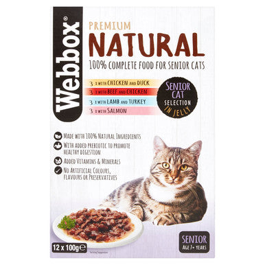 Webbox senior cat food fashion