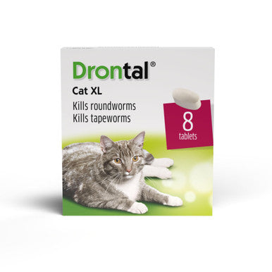 Drontal Wormer Tablets for Large Cats Over 4kg