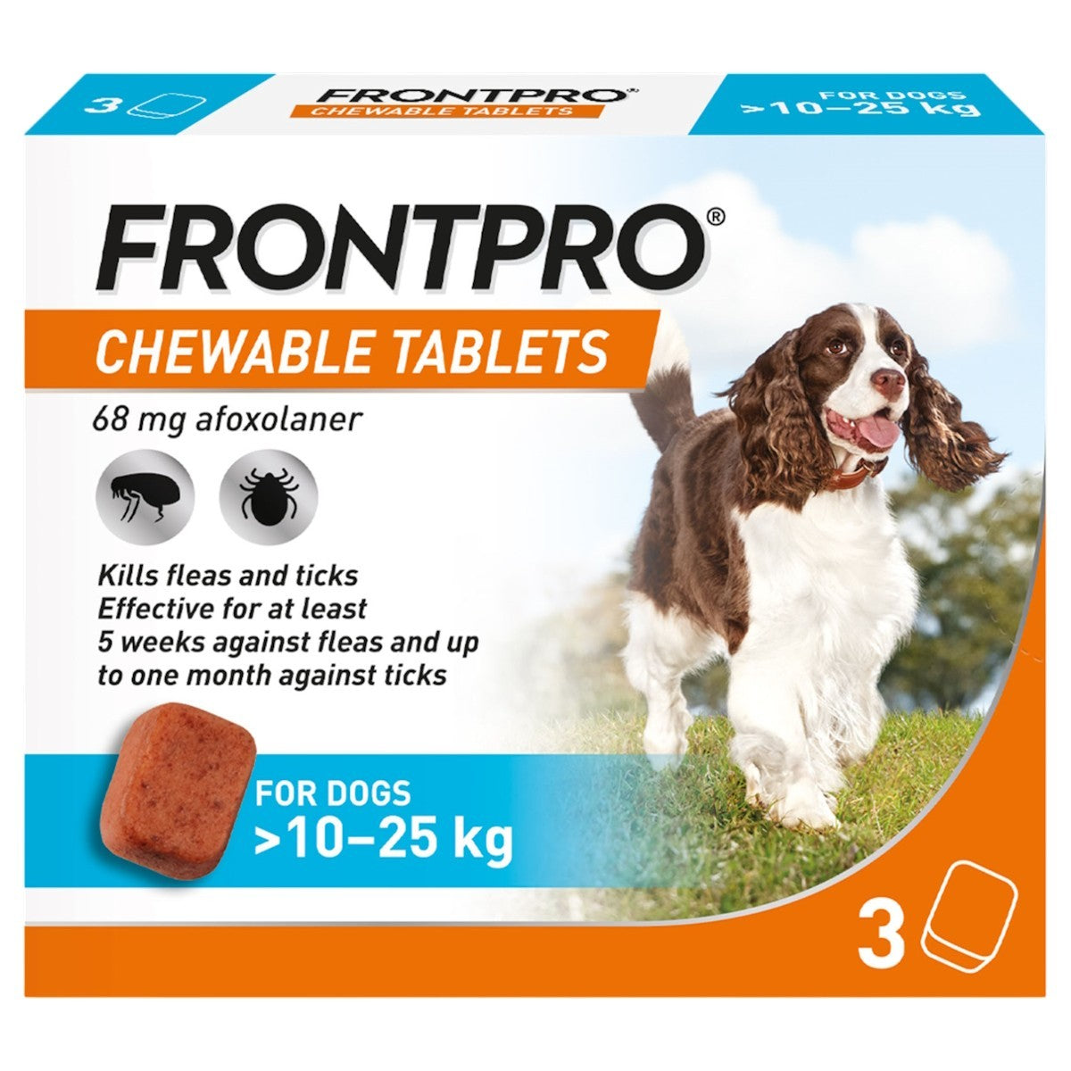 FRONTPRO® Chewable Tablets Flea and Tick Treatment for Dogs