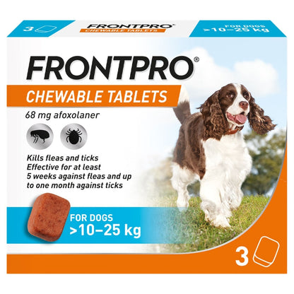 FRONTPRO® Chewable Tablets Flea and Tick Treatment for Dogs