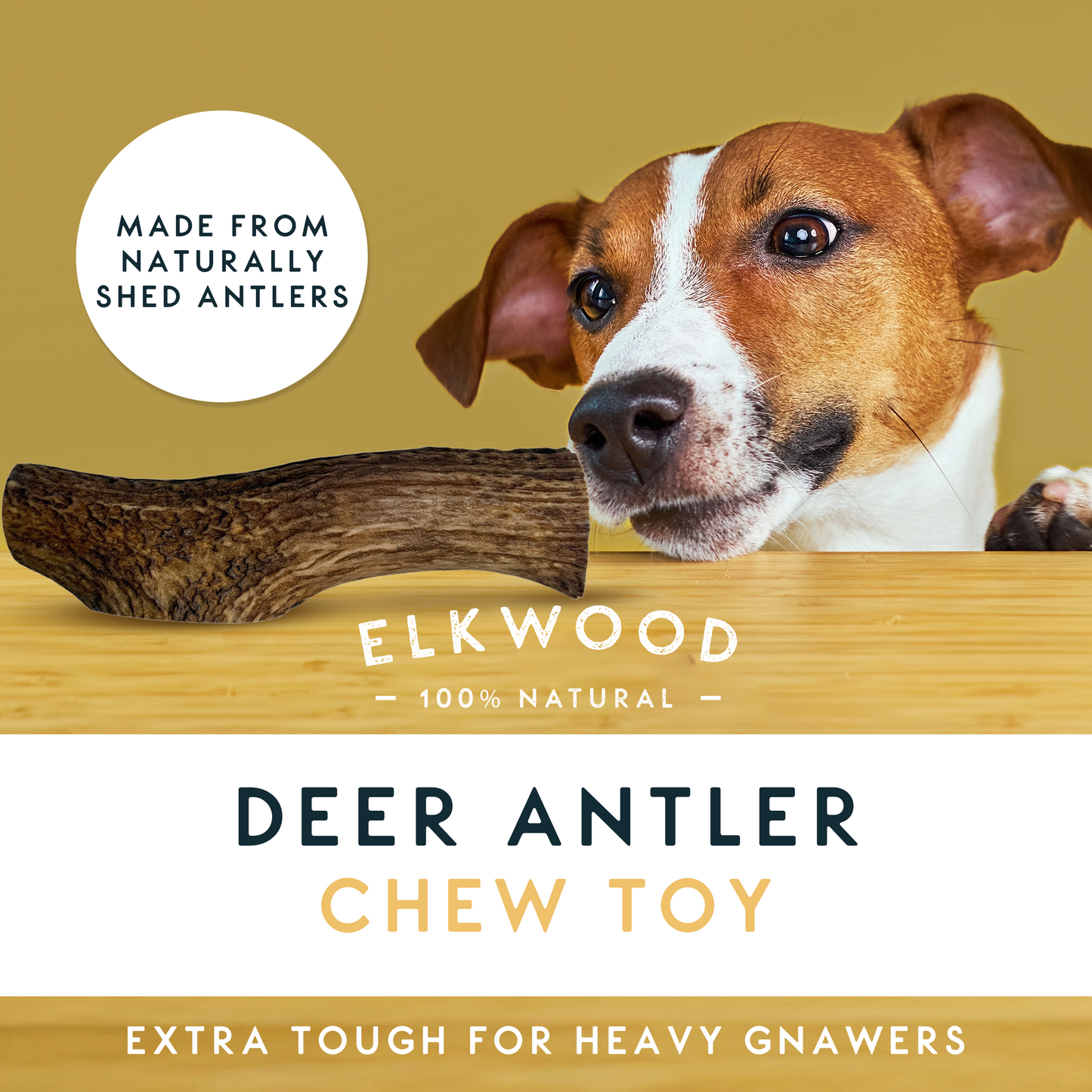 Elkwood 100% Natural Antler Chew | Large