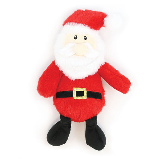 Front View of Happy Pet Santa Paws Dog Toy