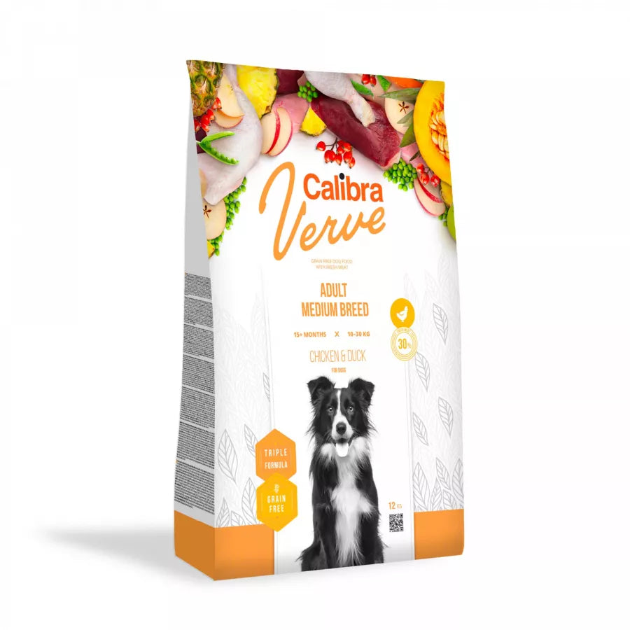 Calibra Dog Verve Grain Free Adult Medium Chicken & Duck