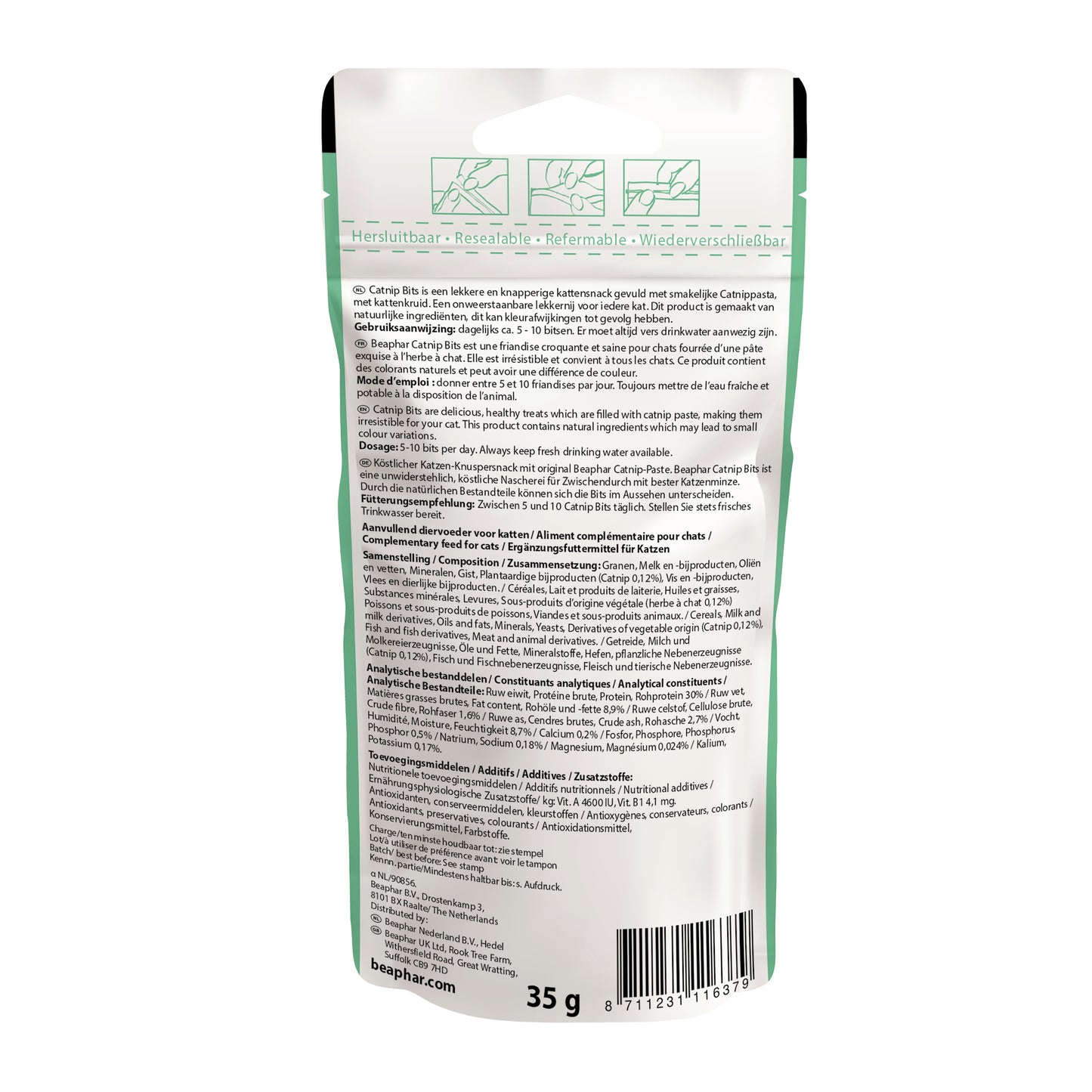 Beaphar Adult Catnip Bits Cat Treats