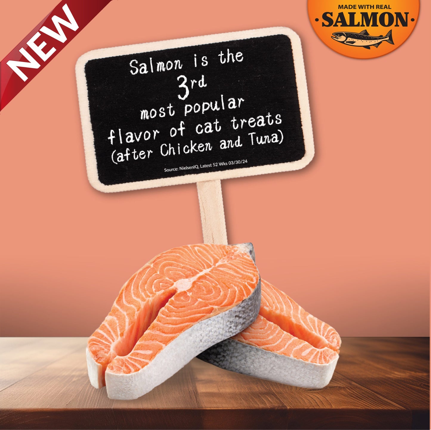 Ciao Churu 4 Pack Cat Treat - Salmon Recipe - 4 x 14g