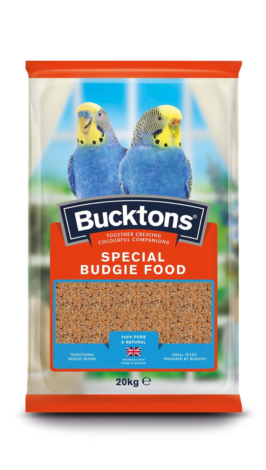 Front View of Bucktons Budgie Special Food