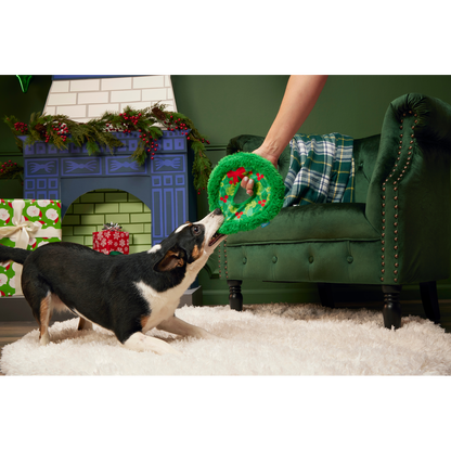 BARK Christmas Wreath Toss Dog Toy - One Size