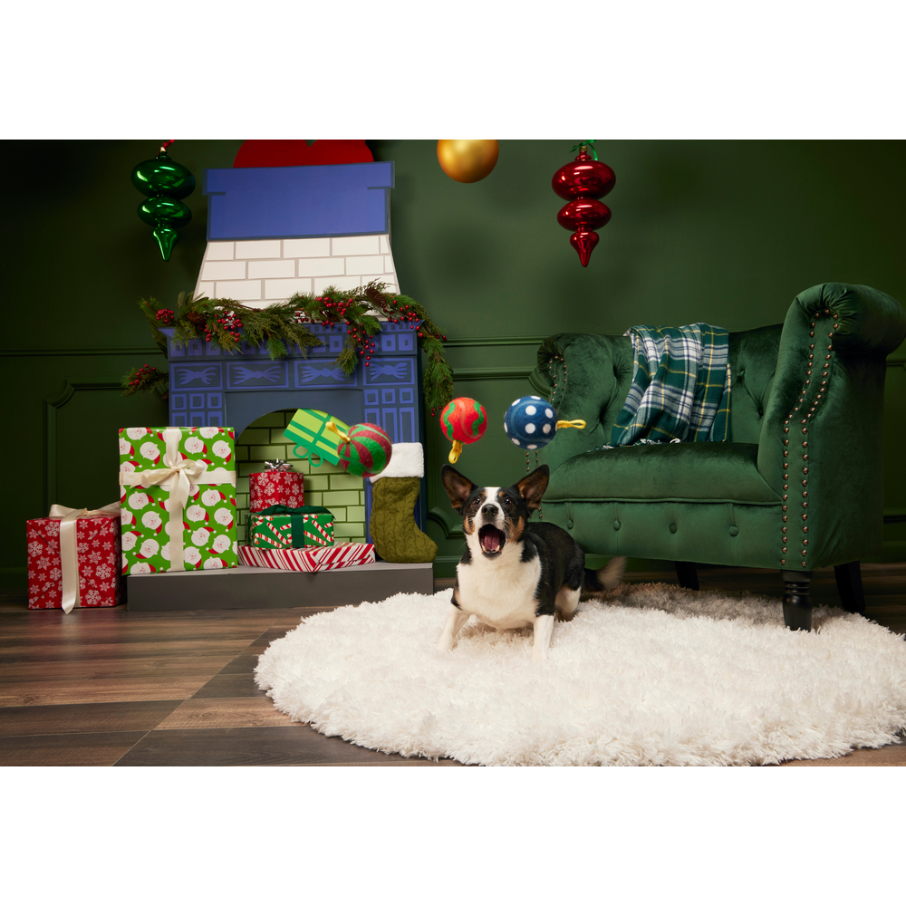 BARK Christmas Bauble Balls Dog Toy - One Size