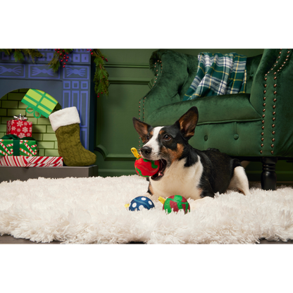 BARK Christmas Bauble Balls Dog Toy - One Size