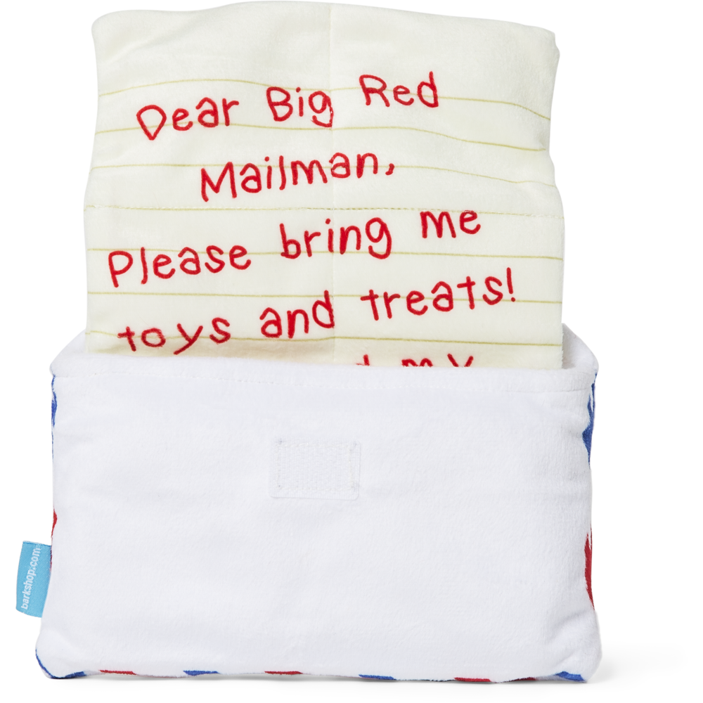 BARK Christmas Letter To Santa Paws Dog Toy - One Size