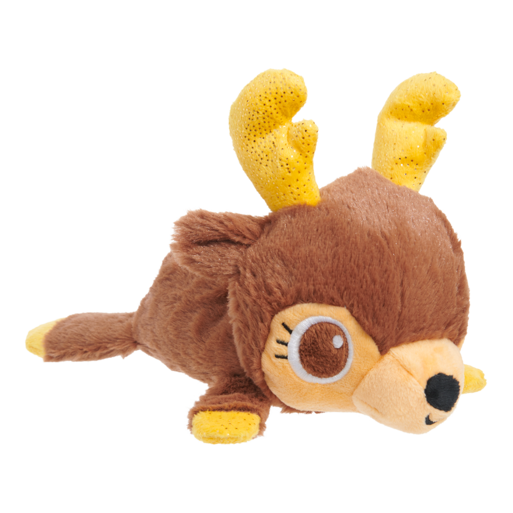 Front View of BARK Christmas Splootolph Dog Toy - One Size