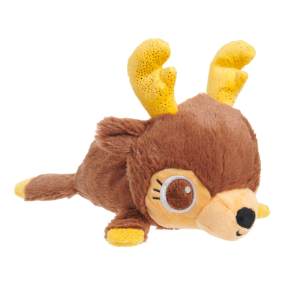 Front View of BARK Christmas Splootolph Dog Toy - One Size