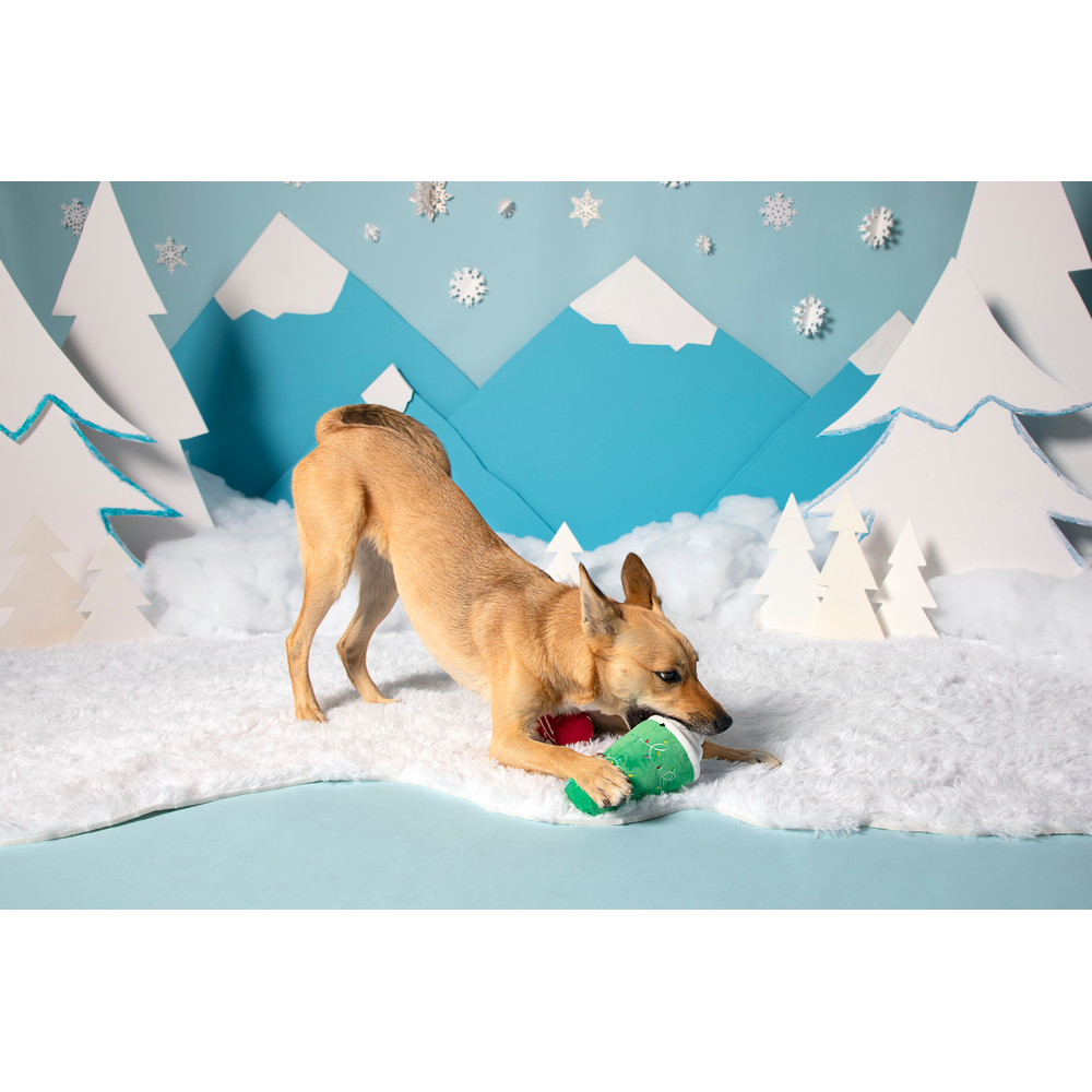 BARK Christmas Fa-la-la-la Lattes Dog Toy - One Size