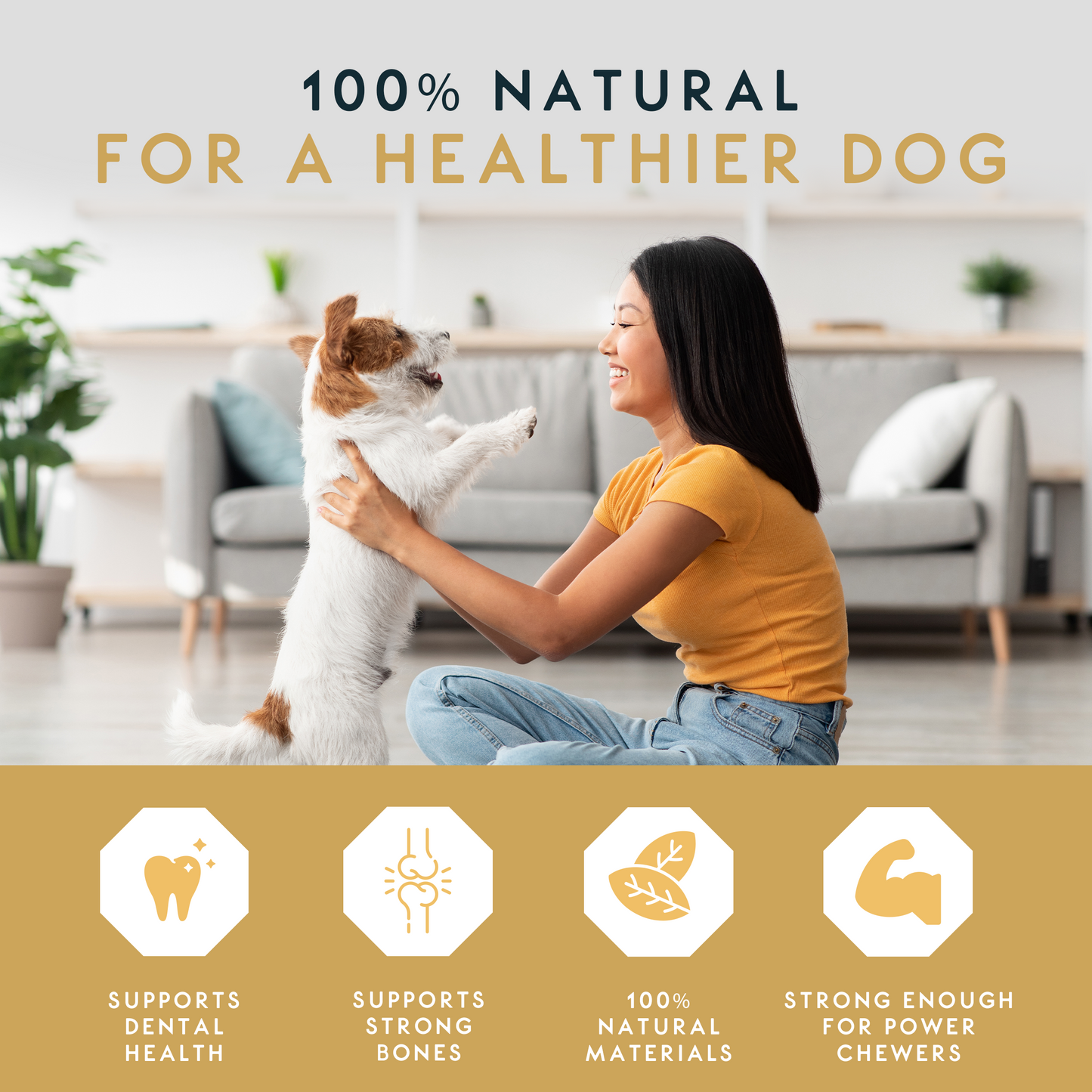 Elkwood 100% Natural Antler Chew | Large