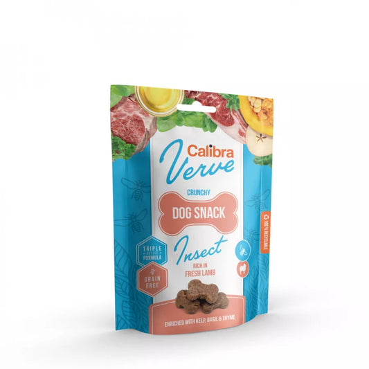 Calibra Verve Dog Crunchy Snack Insect & Lamb