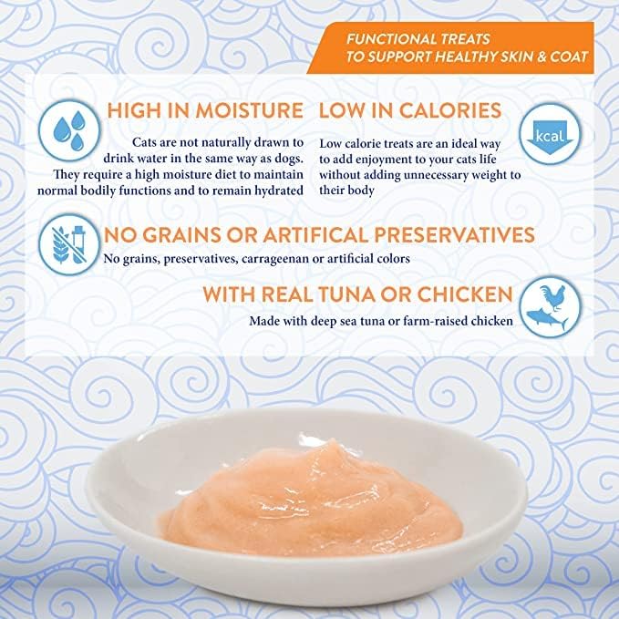 Ciao Churu 40 Pack Box Cat Treat - Tuna Seafood Variety - 40 x 14g