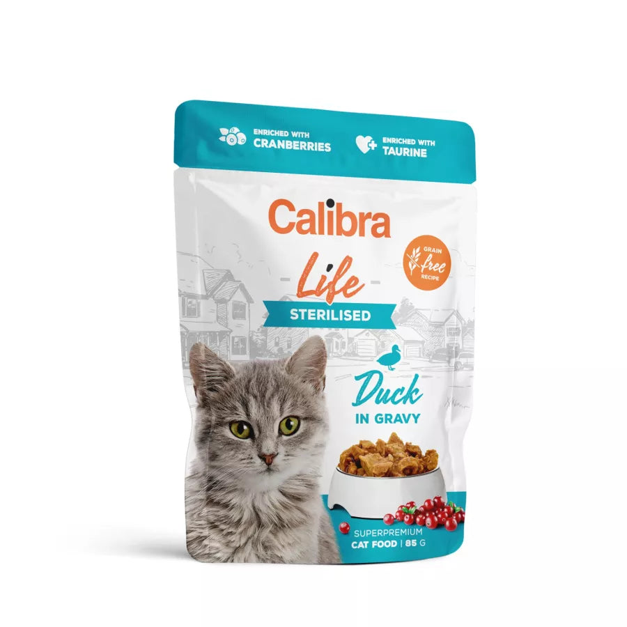 Calibra Cat Life Pouch Sterilised Duck