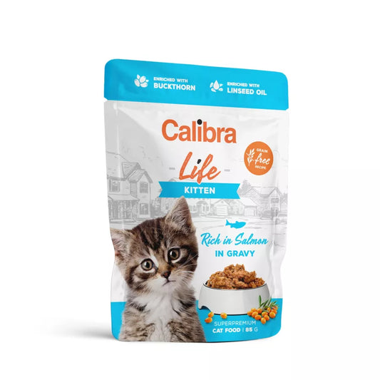 Calibra Cat Life Pouch Kitten Salmon