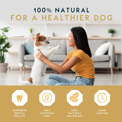 Elkwood Coffee Wood Dumbbell Dog Toy