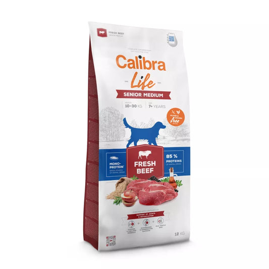 Calibra Dog Life Senior Medium Fresh Beef