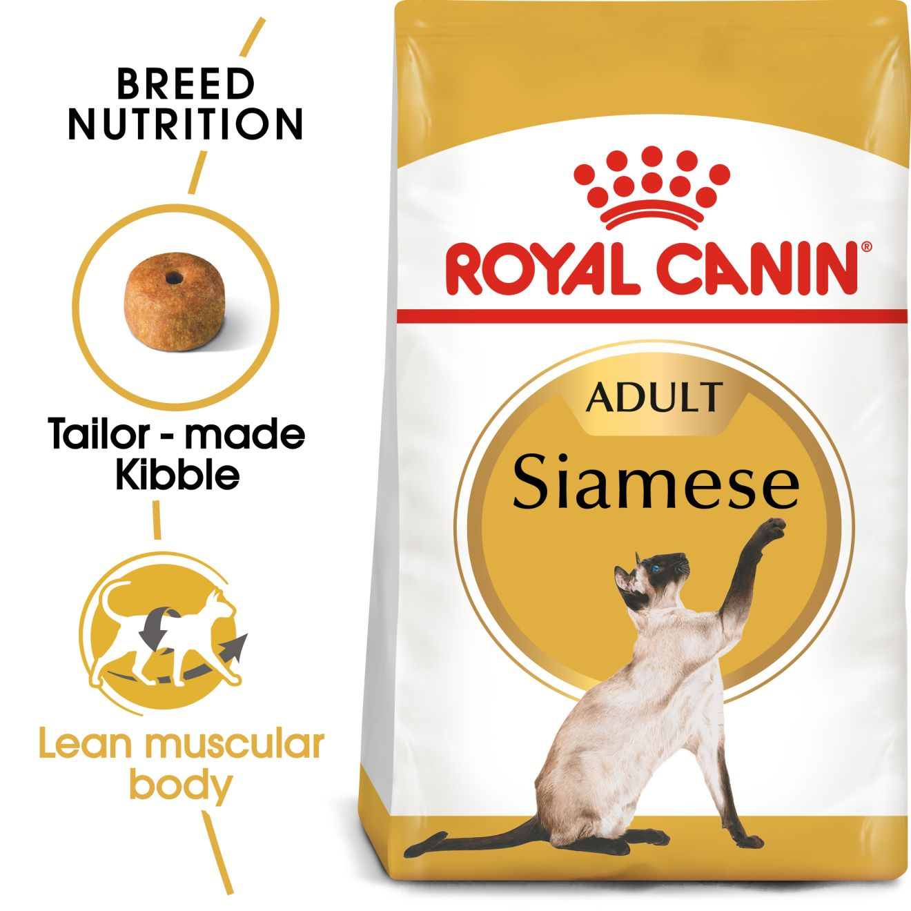 Royal Canin Siamese Adult Dry Cat Food - 10kg