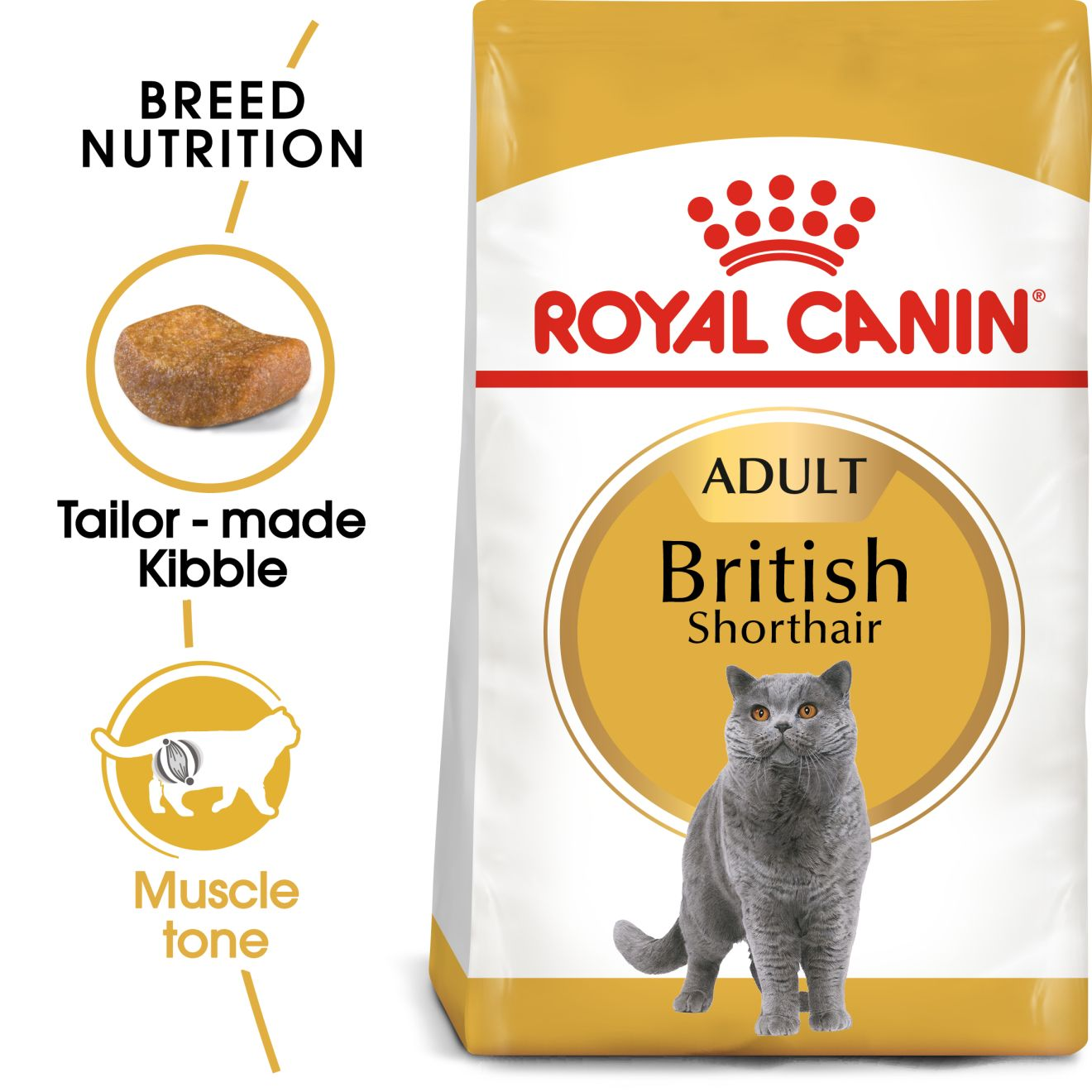 Royal Canin British Shorthair Adult Dry Cat Food - 400g