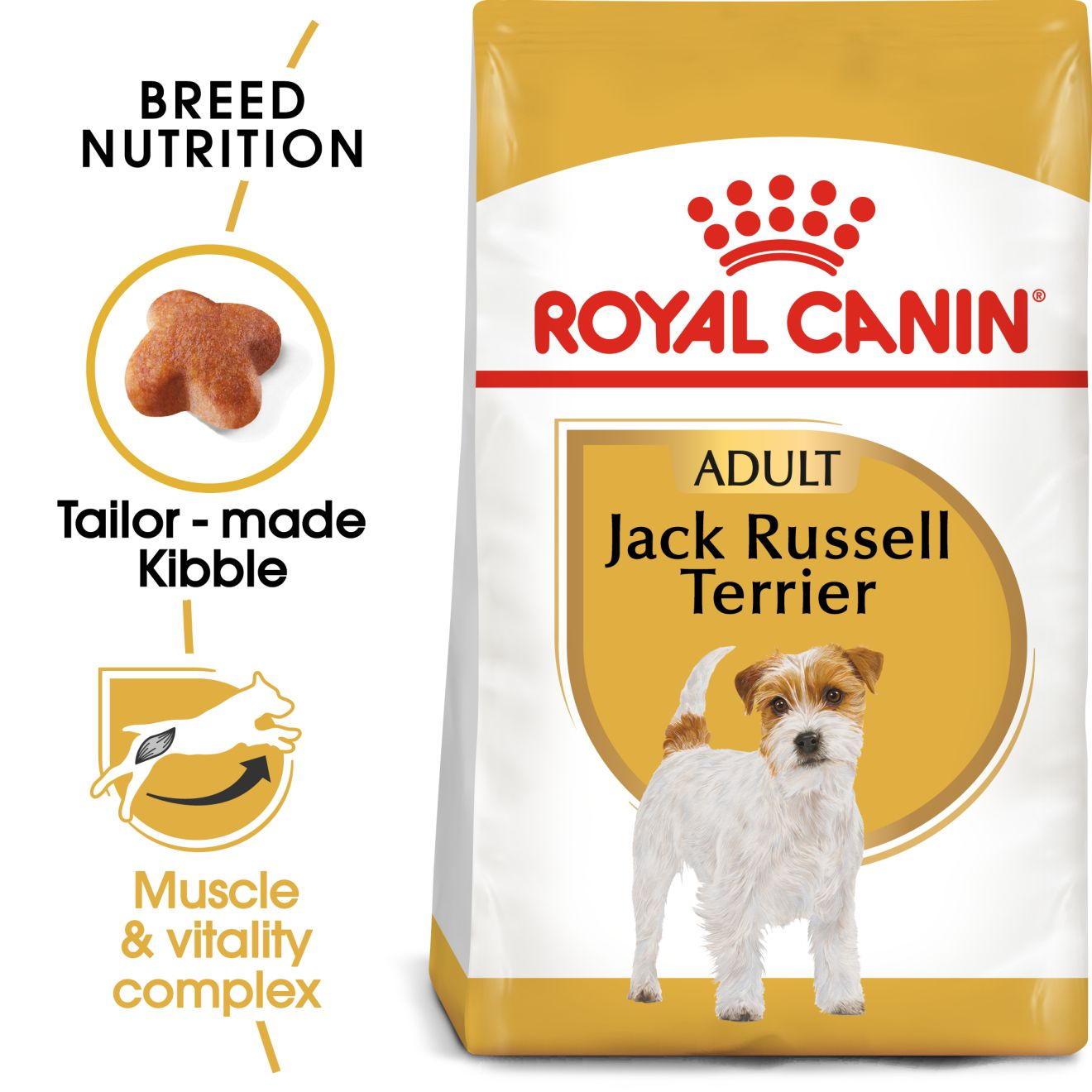 Royal Canin Jack Russell Adult Dry Dog Food - 1.5kg