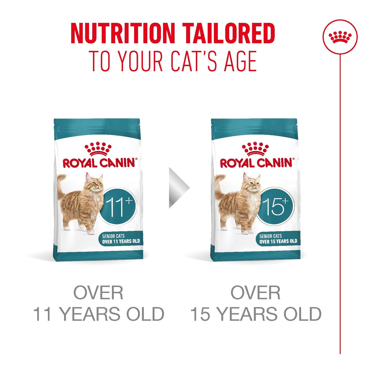Royal Canin Sterilised Ageing 11+ Senior Dry Cat Food - 400g, 2kg & 4kg