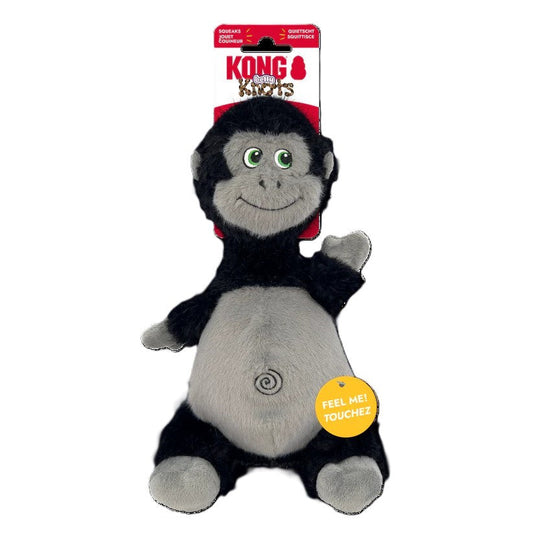 Front View of KONG Knots Belly Gorilla Dog Toy - Medium/Large