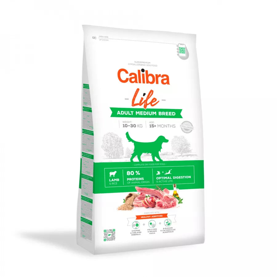 Calibra Dog Life Adult Medium Breed Lamb