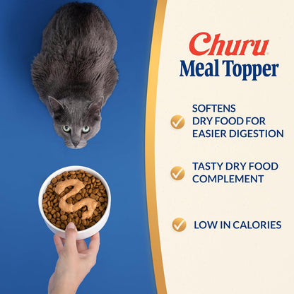 Ciao Churu Meal Topper for Adult Cats - Tuna with Scallop Recipe - 56 g