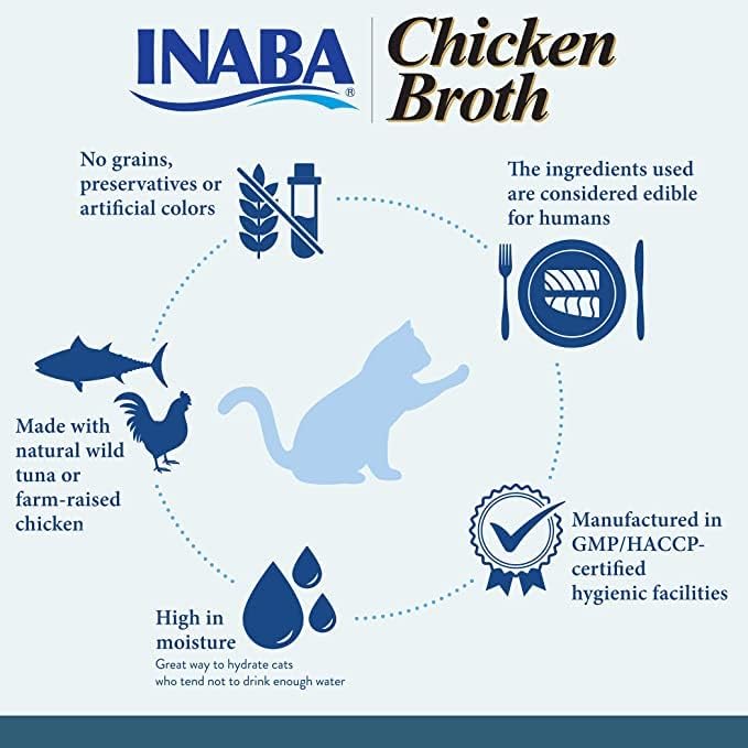Ciao Broth Cat Treat - Chicken & Tuna Recipe - 40 g