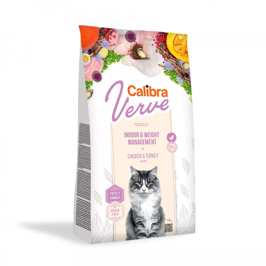 Calibra Cat Verve Grain Free Indoor & Weight Chicken