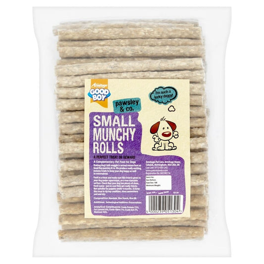 Good Boy Pawsley & Co Small Natural Munchy Rolls Dog Treats