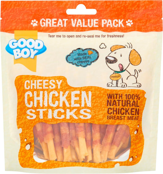 Good Boy Cheesy Chicken Sticks Dog Treats