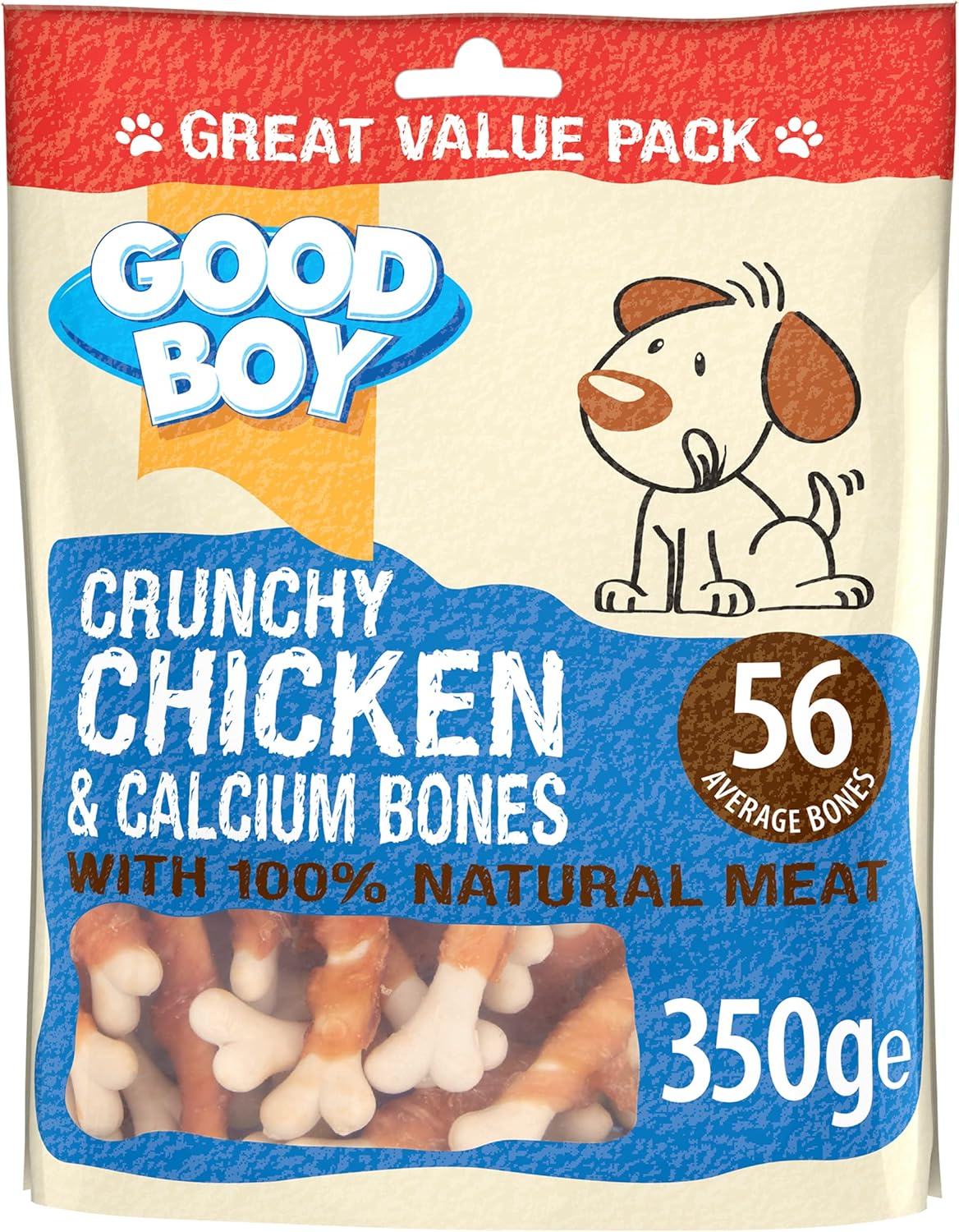 Good Boy Crunchy Chicken & Calcium Bones Dog Treats